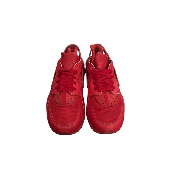 Nike Men’s Air Huarache Run 318429-660 Red Sneakers Size 9.5 - Picture 3 of 12